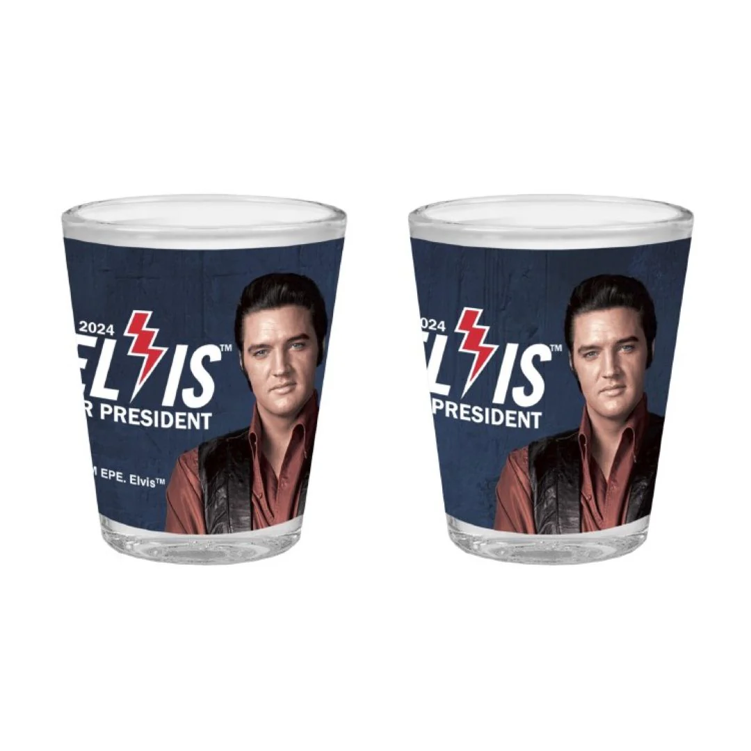 2024 Elvis For President Shot Glass