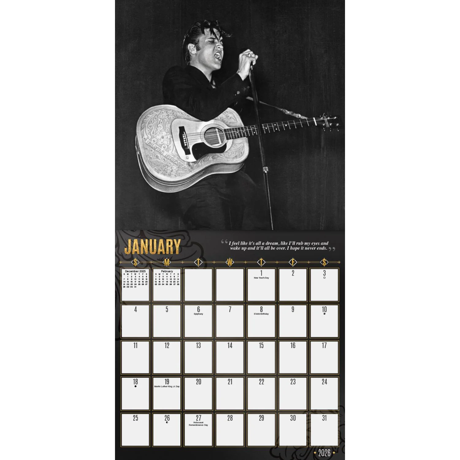 2026 Elvis Collector's Calendar - Image 4