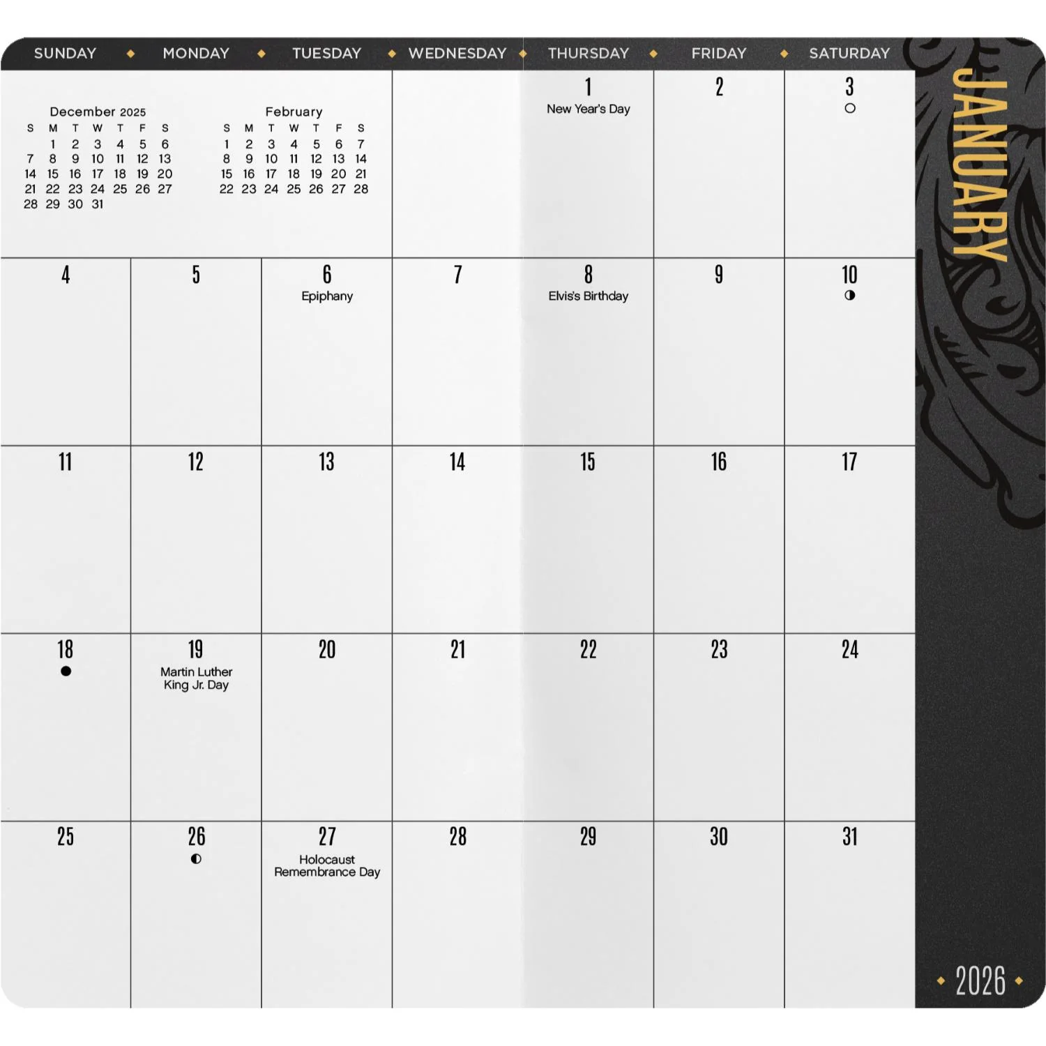 2026 Elvis Pocket Planner - Image 2