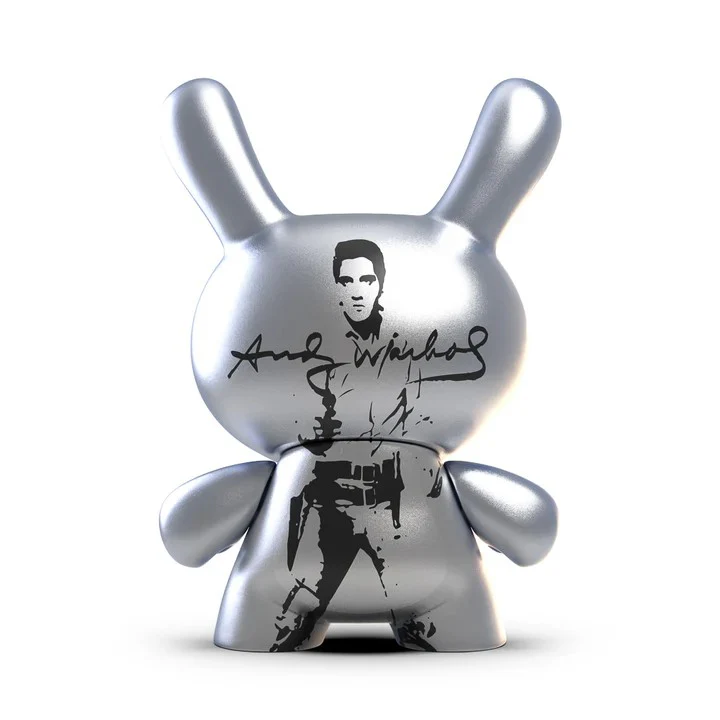 Andy Warhol Flaming Star Elvis Dunny Art Figure - Image 3