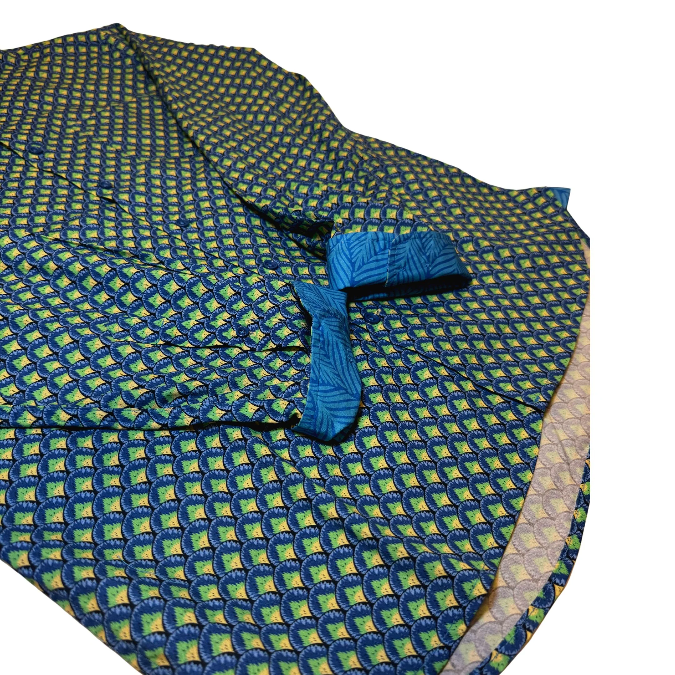 Authentic Elvis Tiki Bar Long Sleeve Woven Shirt - Image 3