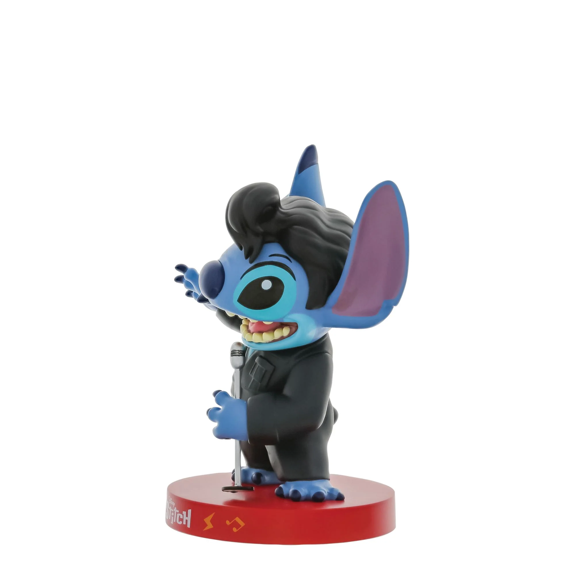Disney Stitch Inspired By Elvis Black Leather Vinyl Figurine - Image 3