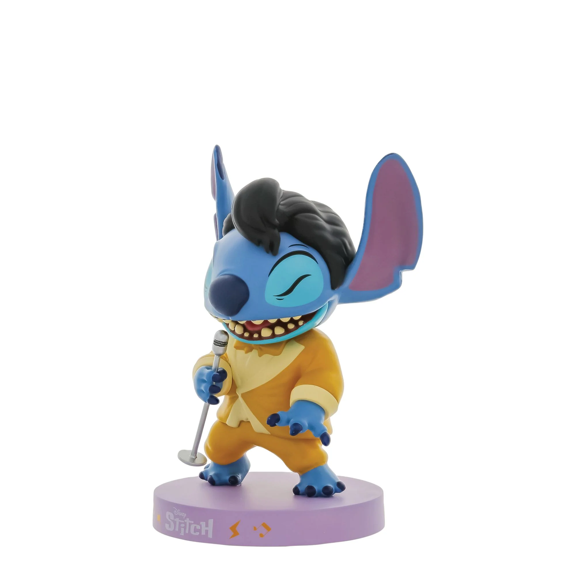Disney Stitch Inspired By Elvis Gold Lame Vinyl Figurine - Image 3