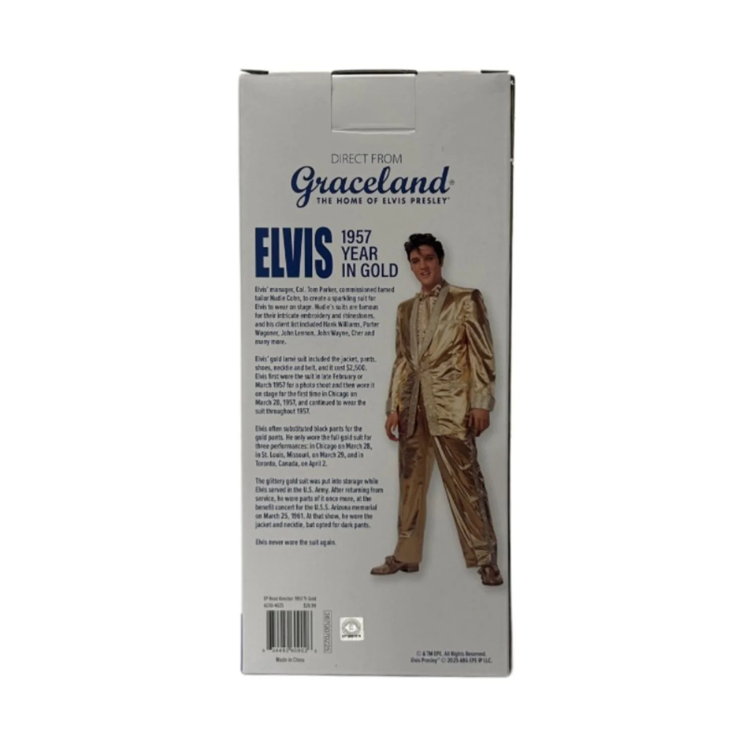 Elvis: 1957 Year In Gold Head Knocker - Image 6