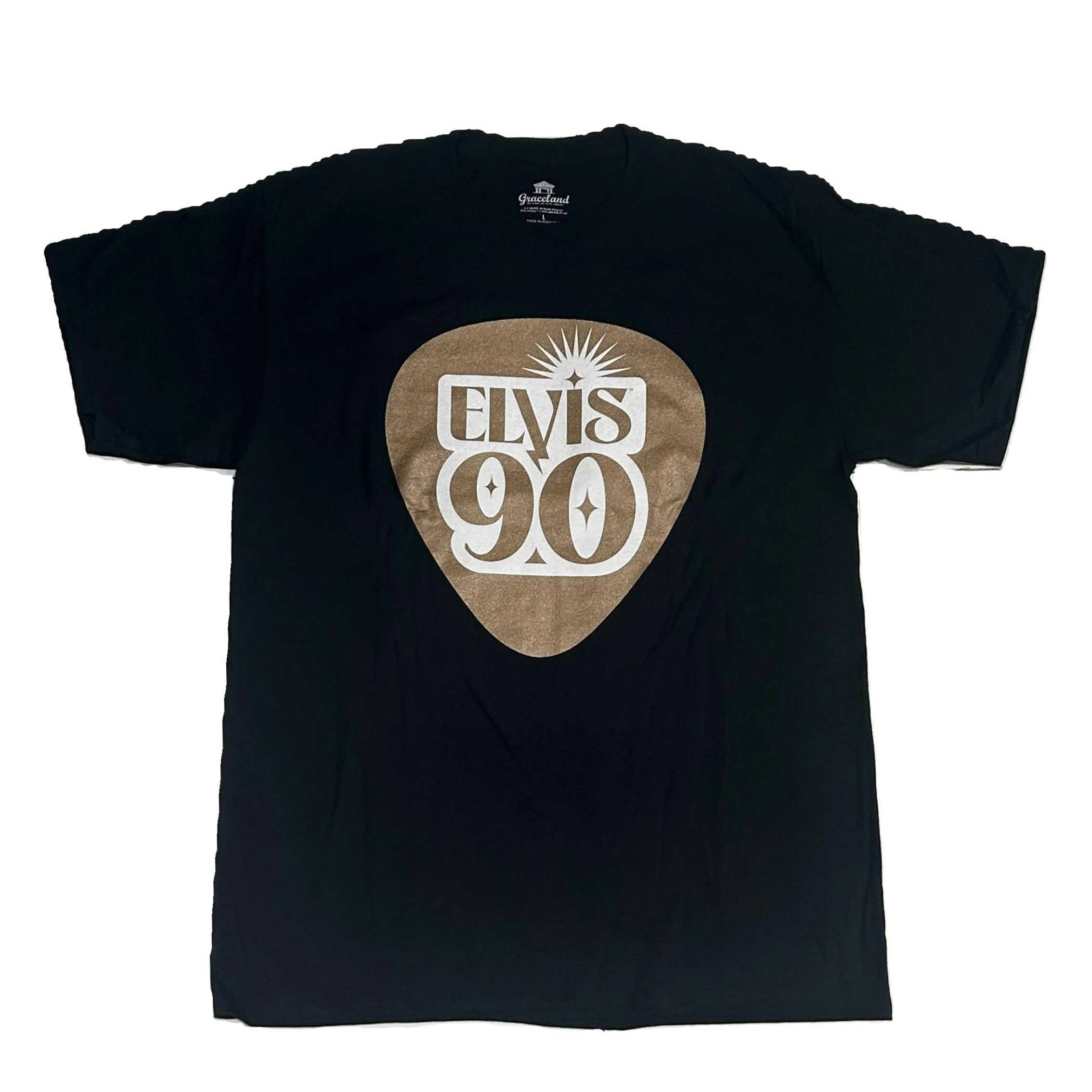 Elvis 90 Guitar Pick T-Shirt - Image 3