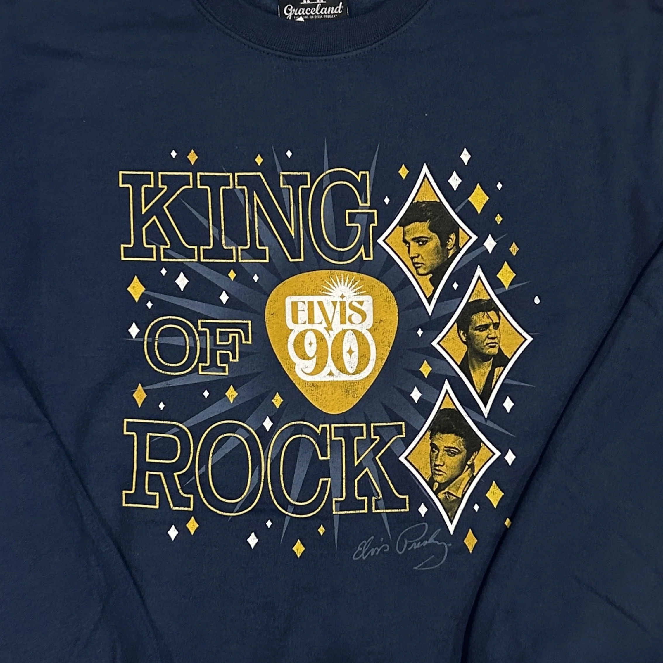 Elvis 90 King of Rock 'n' Roll Sweatshirt - Image 2
