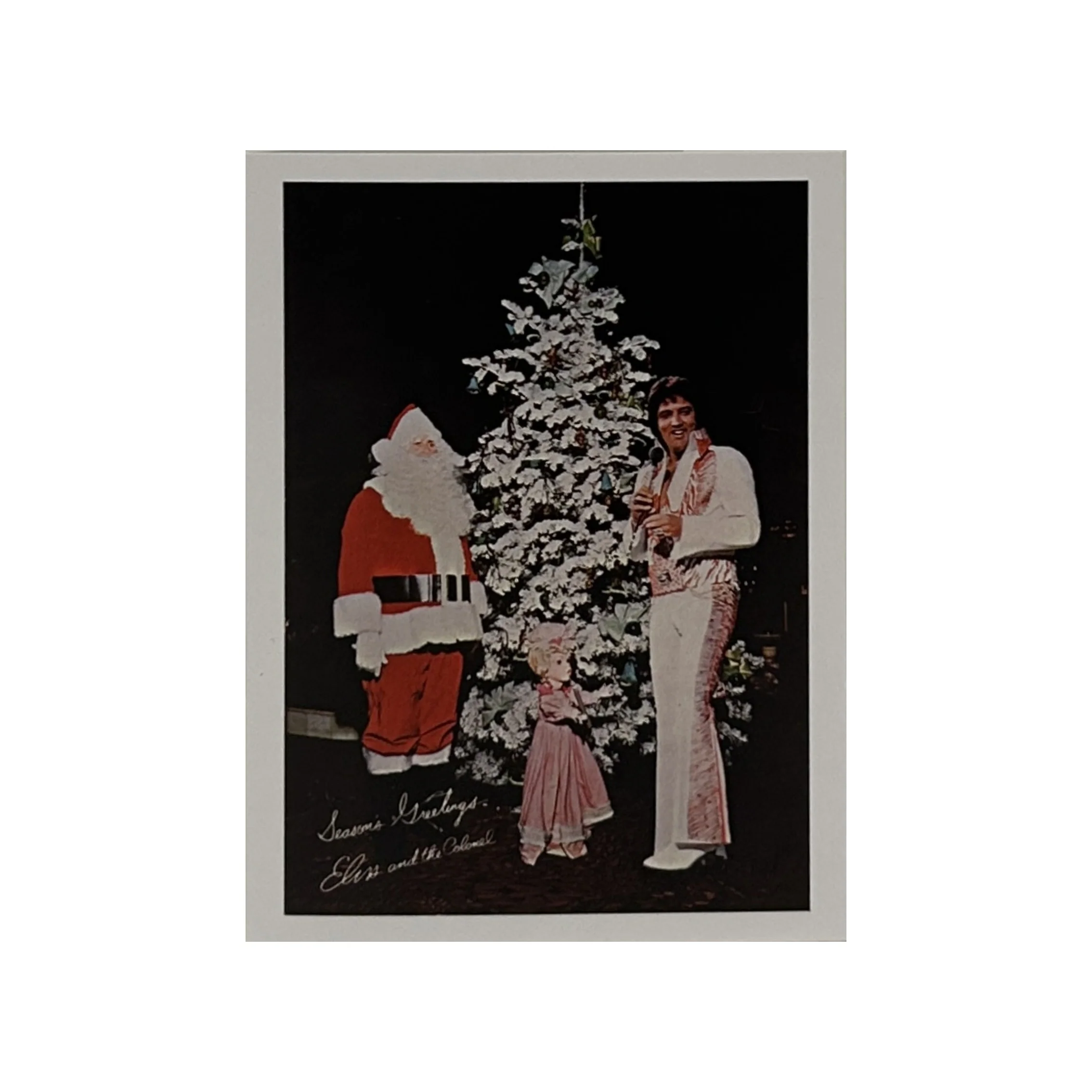 Elvis and The Colonel 1970's Christmas Card - Image 2