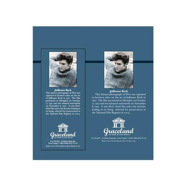 Elvis Blue Sweater Magnet and Bookmark Set - Image 2