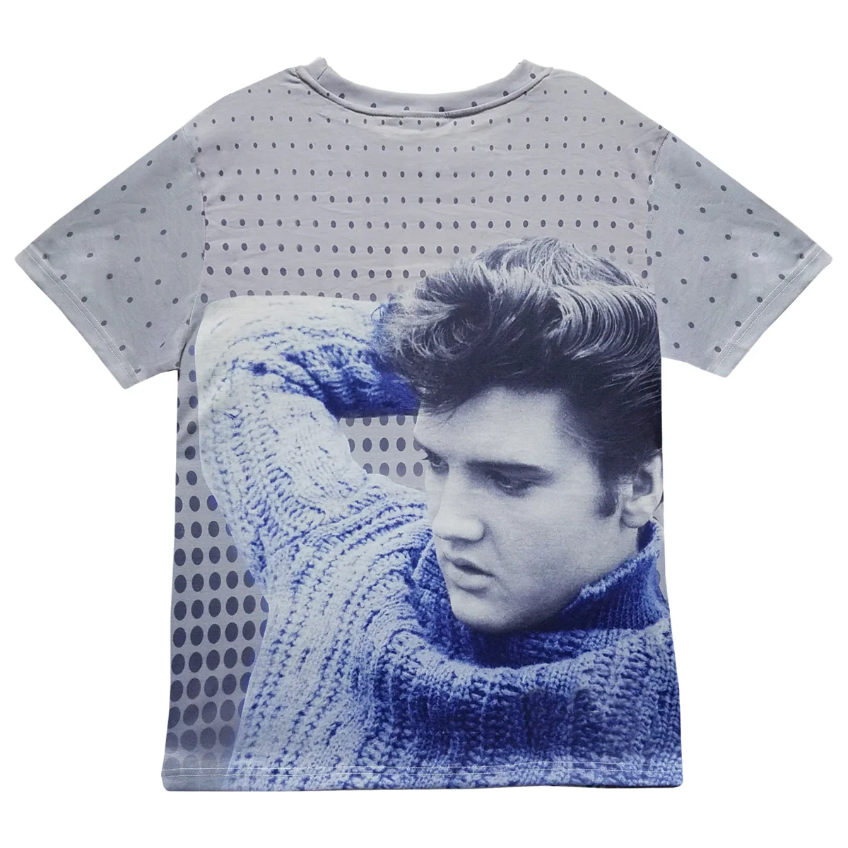 Elvis Blue Sweater Women's Sublimated T-Shirt - Image 2
