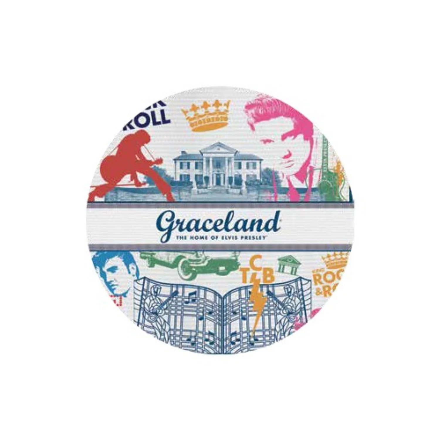 Elvis Graceland Collage Compact - Image 2