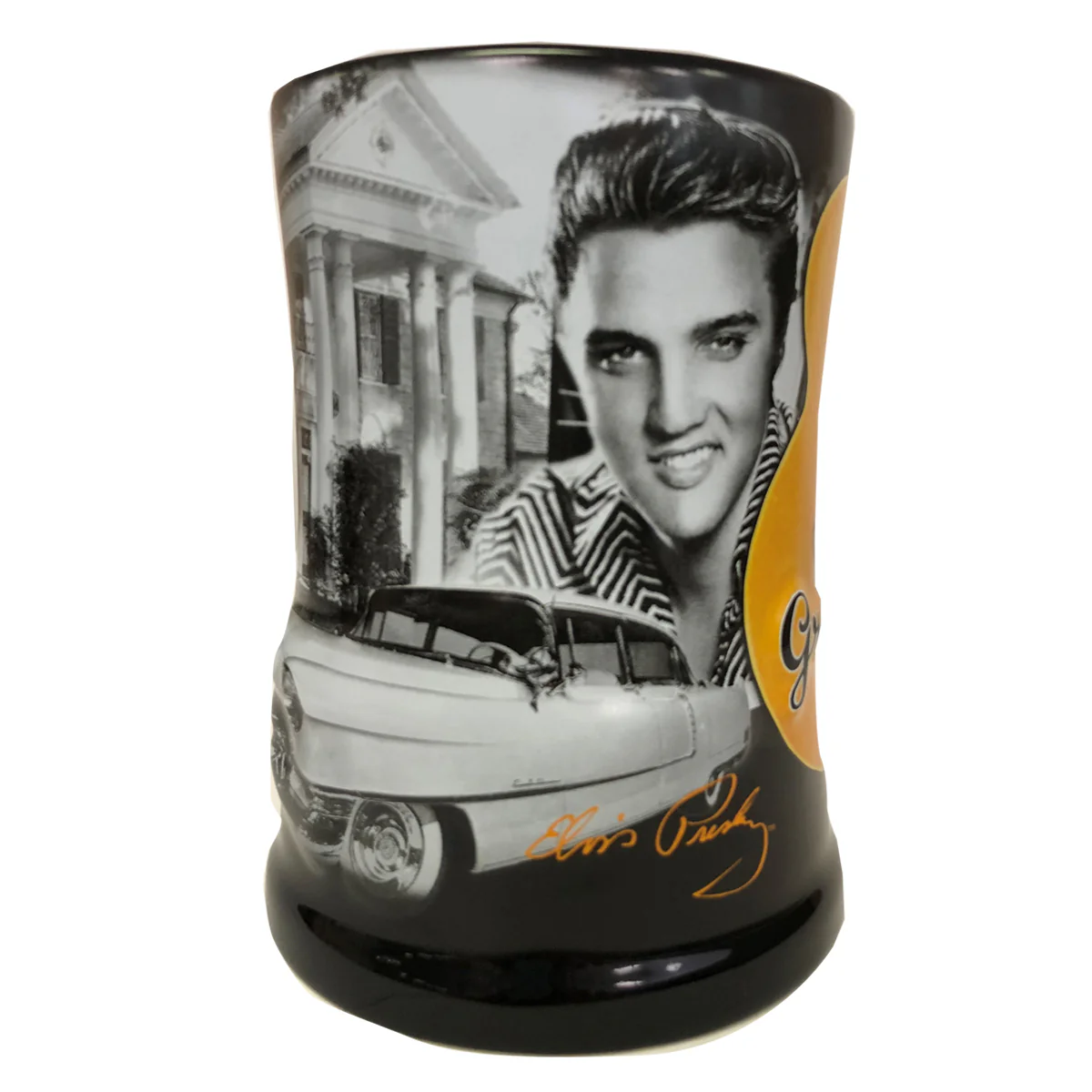 Elvis Graceland Guitar Handle Coffee Mug - Image 4