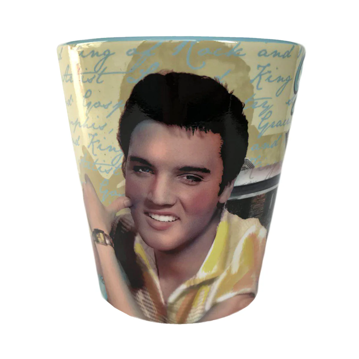 Elvis Graceland Guitar Watercolor Coffee Mug - Image 2
