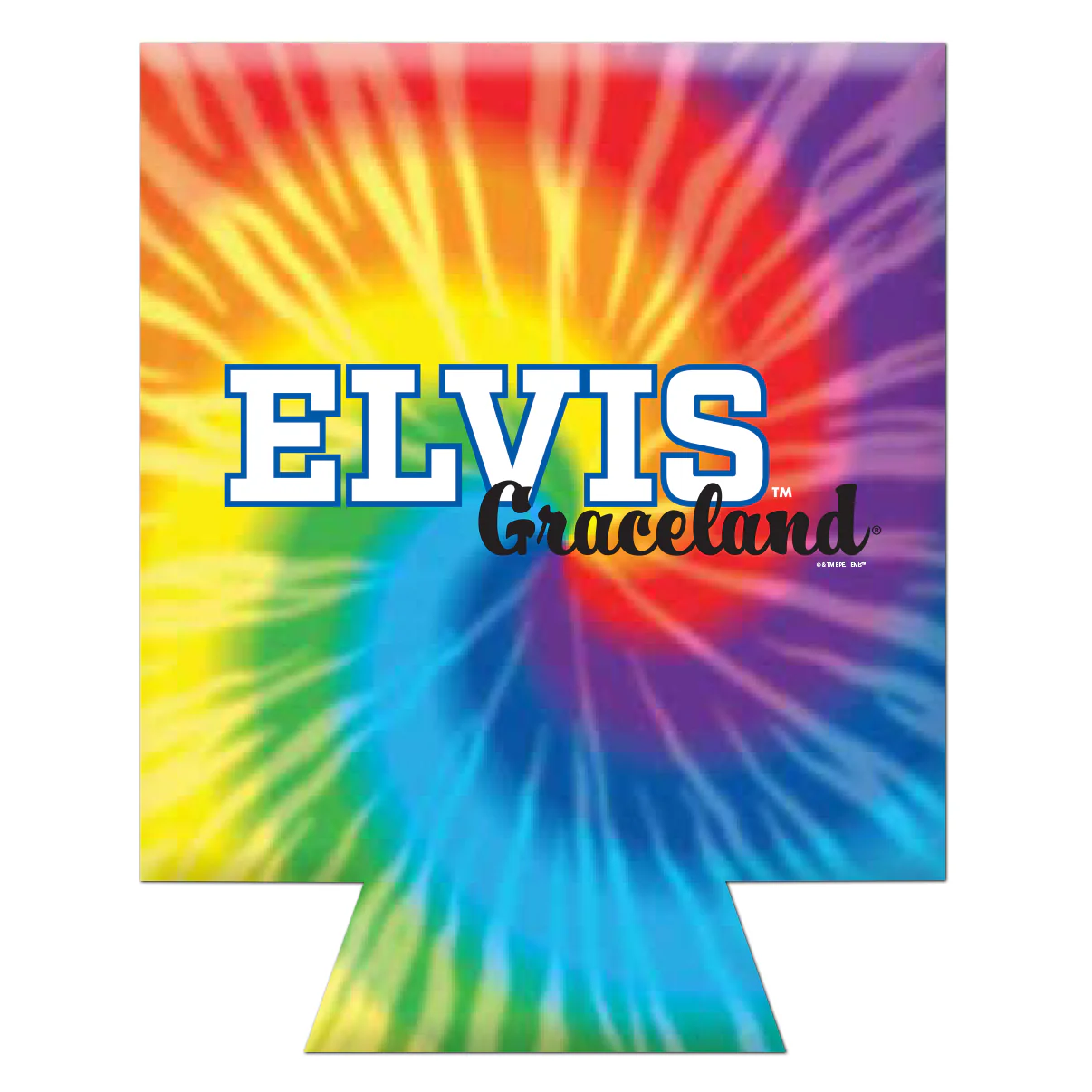 Elvis Graceland Tie Dye Can Coolie