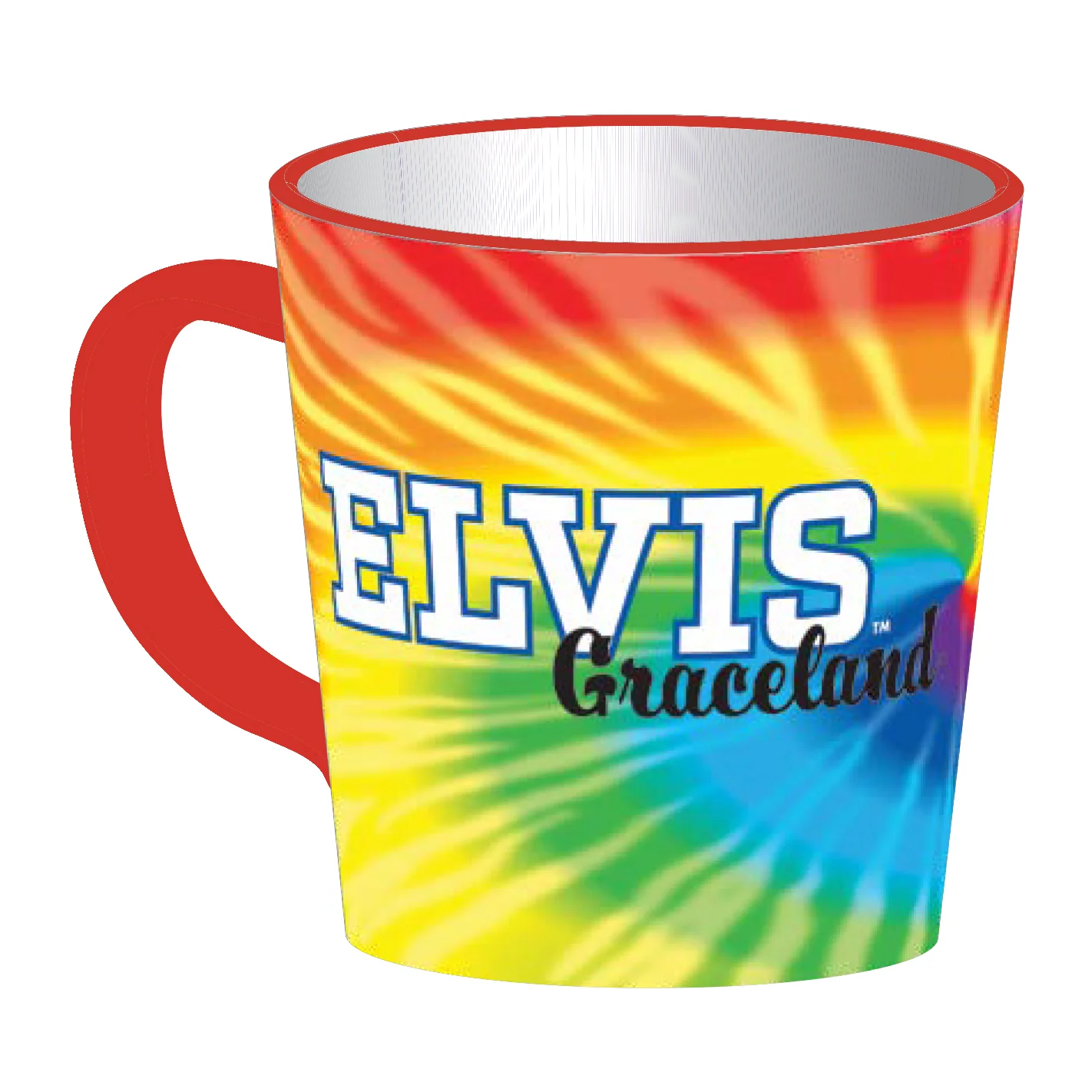 ELVIS Graceland Tie Dye Coffee Mug - Image 2