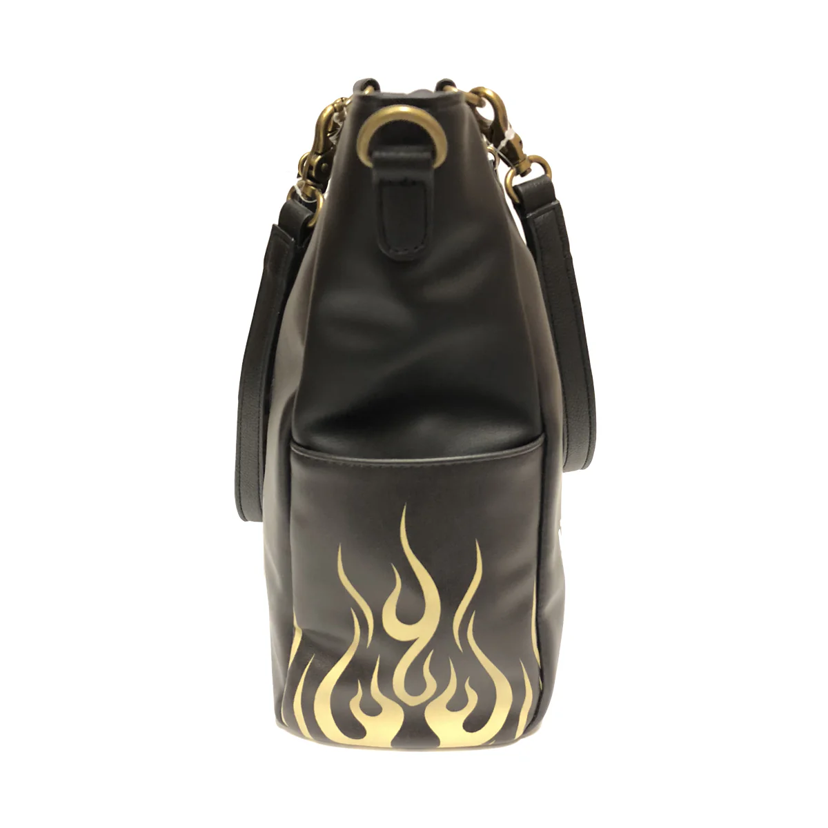 Elvis Motorcycle Flames Tote Bag - Image 3
