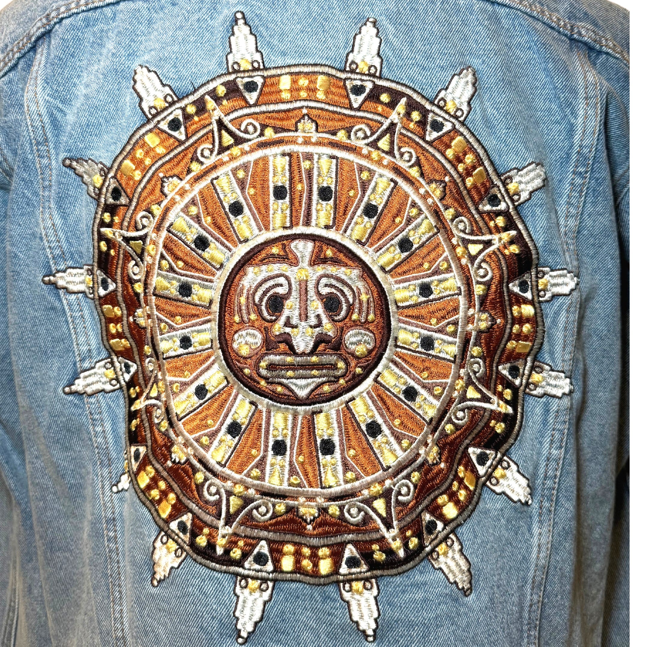 Elvis Presley Aztec Sun Denim Jacket - Image 3