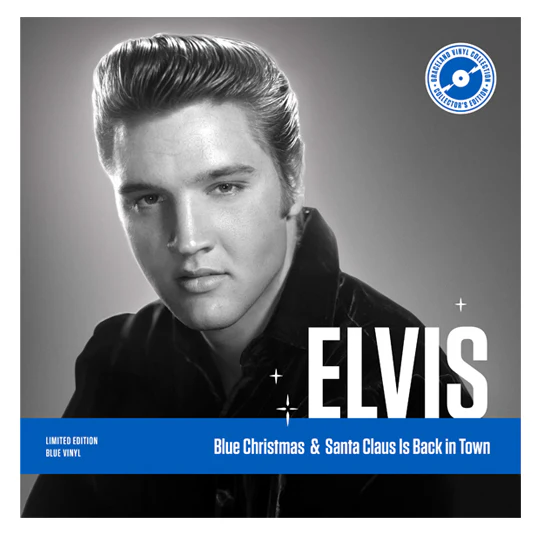 Elvis Presley: Blue Christmas/Santa Claus Is Back In Town Graceland Collector's Edition 10" Vinyl LP - Image 3