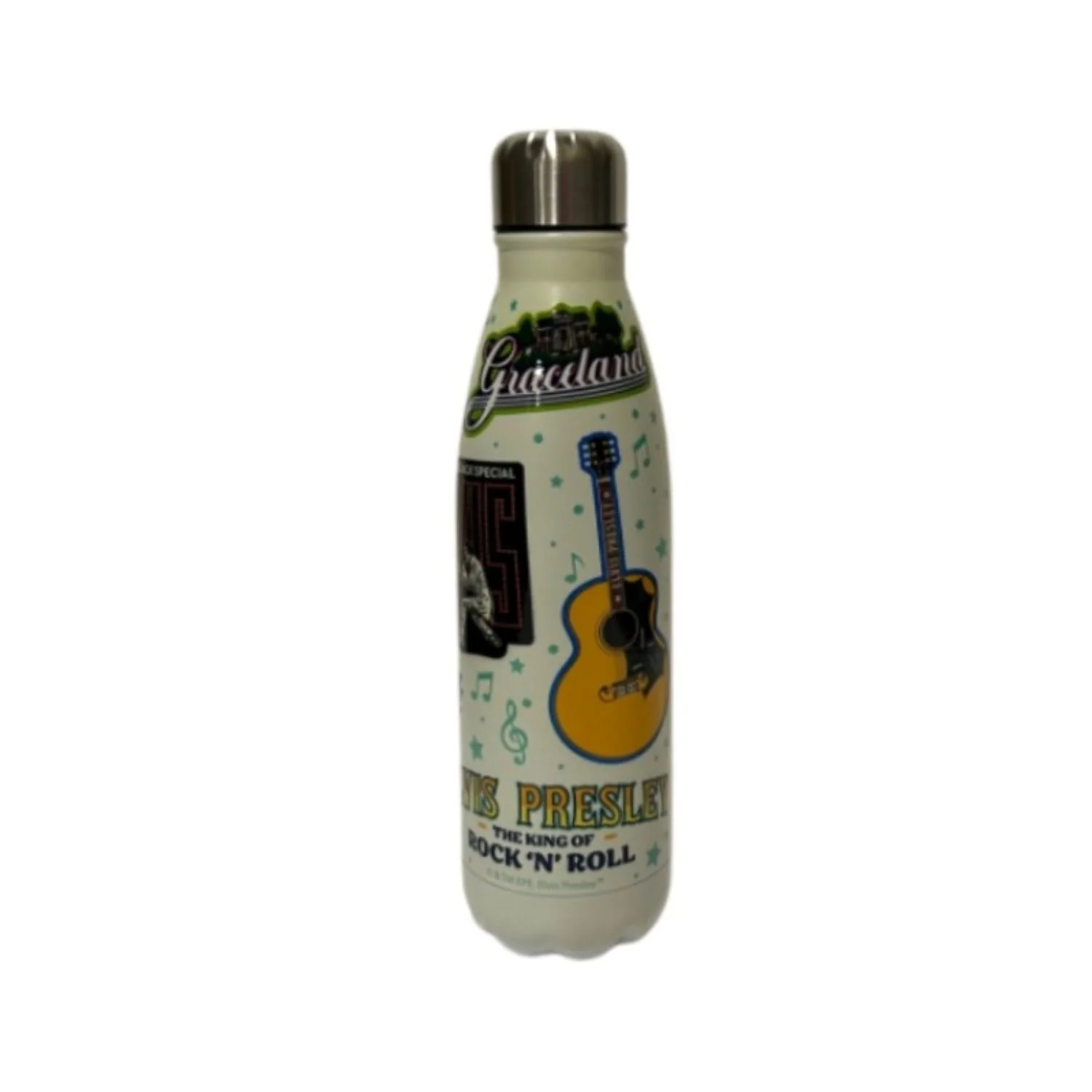 Elvis Presley King of Rock 'N Roll Water Bottle - Image 2