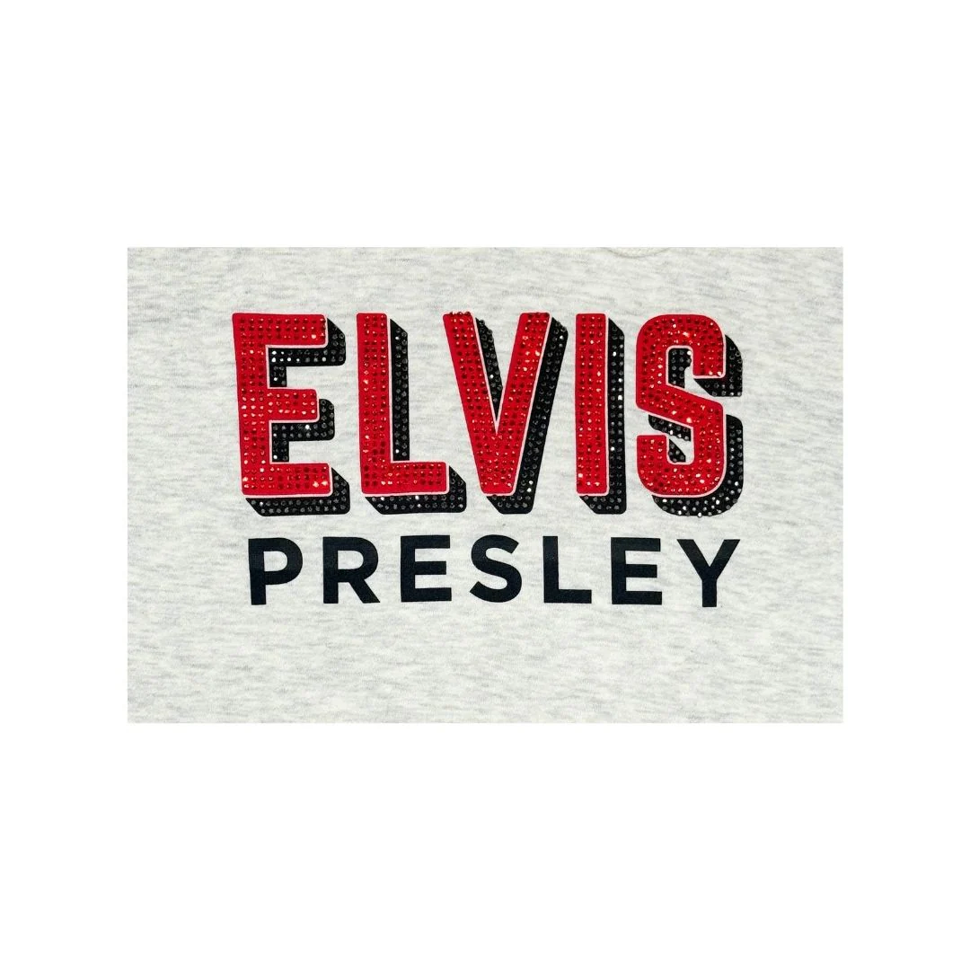 Elvis Presley Rhinestone Pullover Hoodie - Image 2