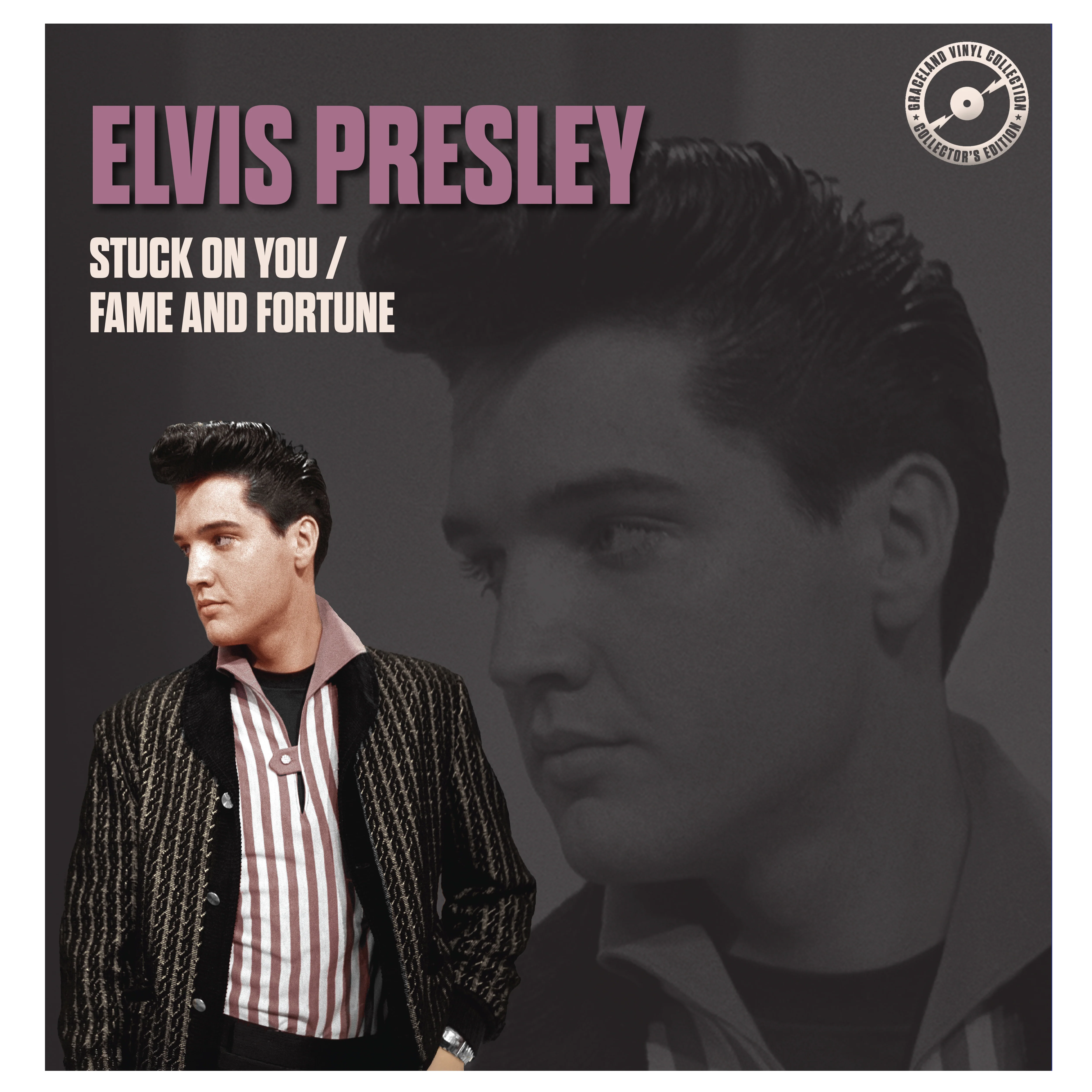 Elvis Presley: Stuck On You / Fame and Fortune Graceland Collector's Edition 10" Vinyl LP - Image 3