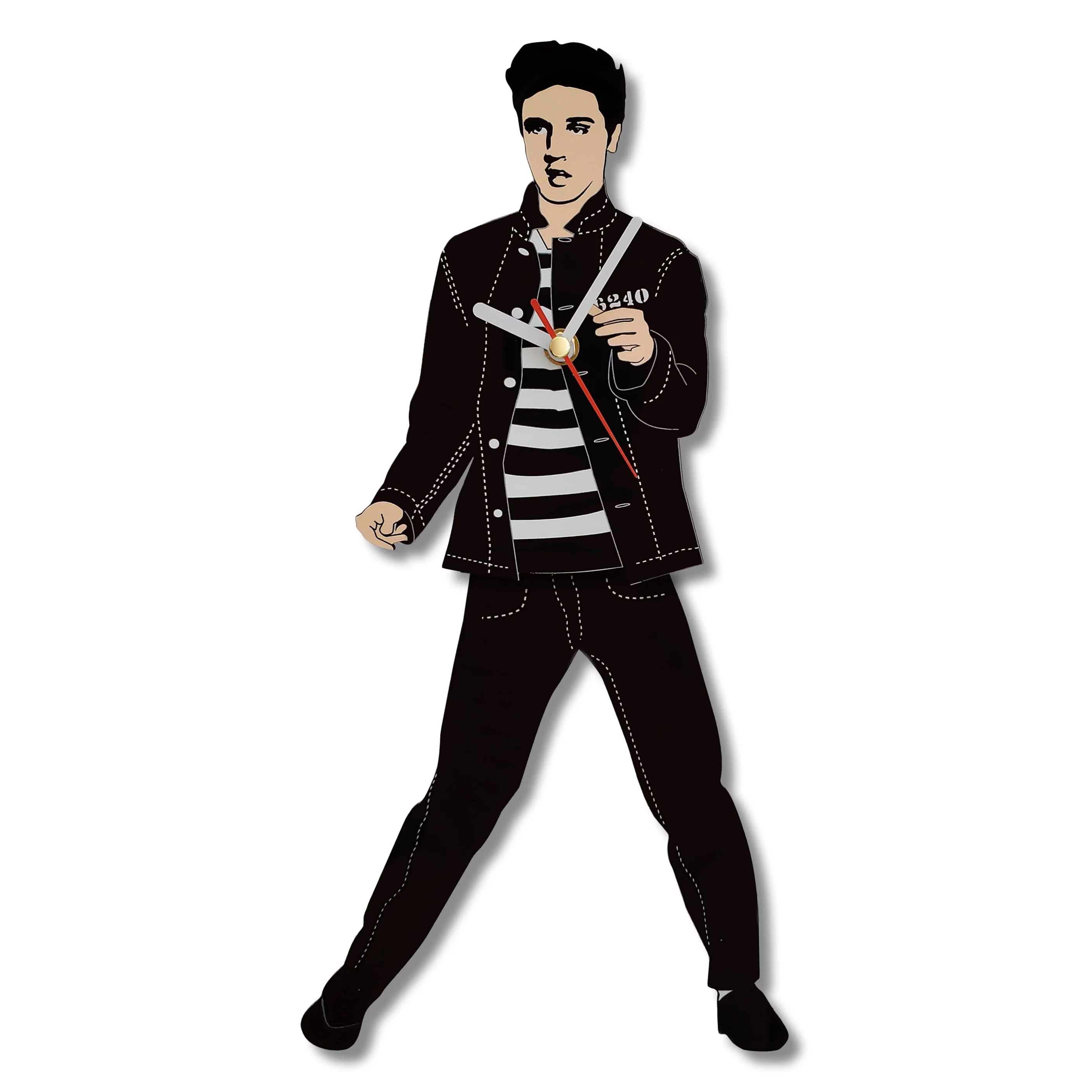 Elvis Presley Swinging Legs Clock
