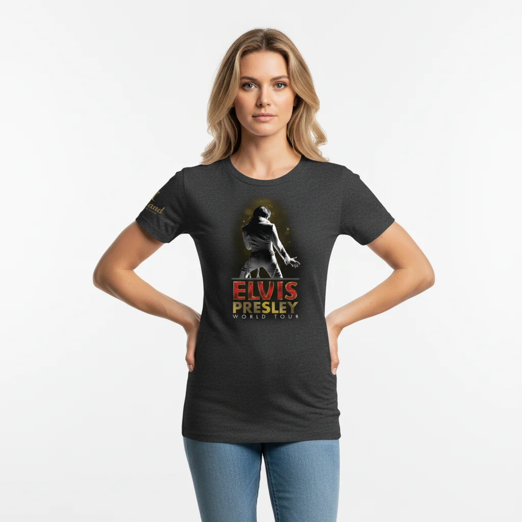 Elvis Presley World Tour Women's T-Shirt - Image 2