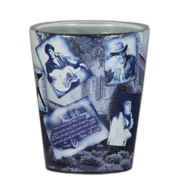 Elvis Presley's Graceland Blue Sepia Shot - Image 2