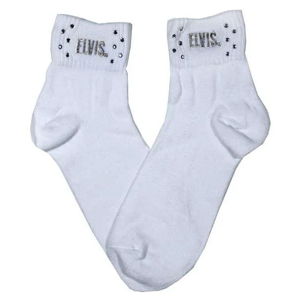 Elvis Rhinestone Embellished Socks - Image 2