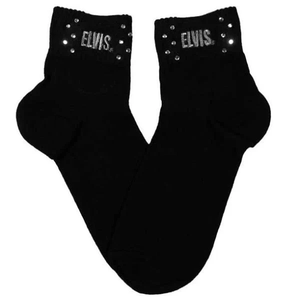 Elvis Rhinestone Embellished Socks - Image 3