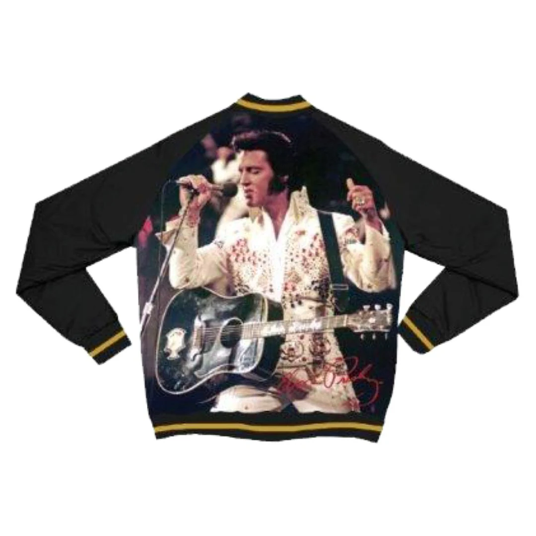 Elvis TCB Aloha From Hawaii Bomber Jacket - Image 3
