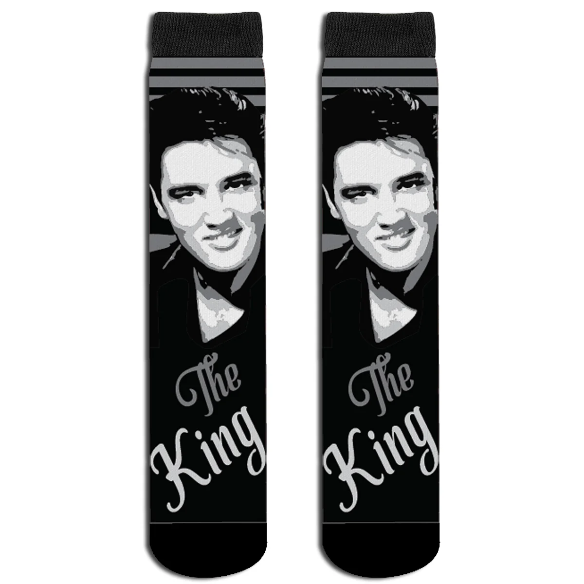 Elvis The King Crew Sock