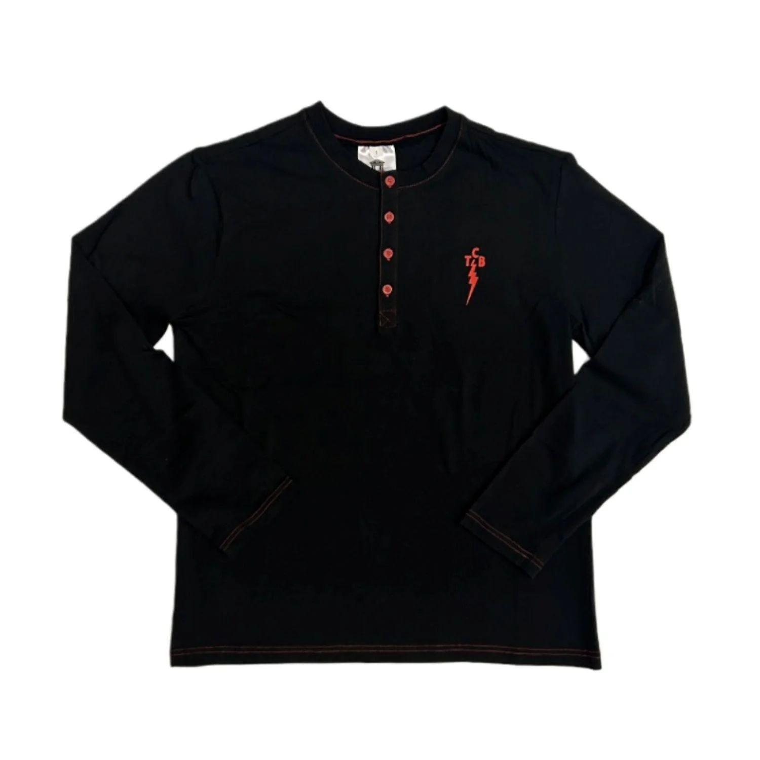 Elvis The King Long Sleeve Henley