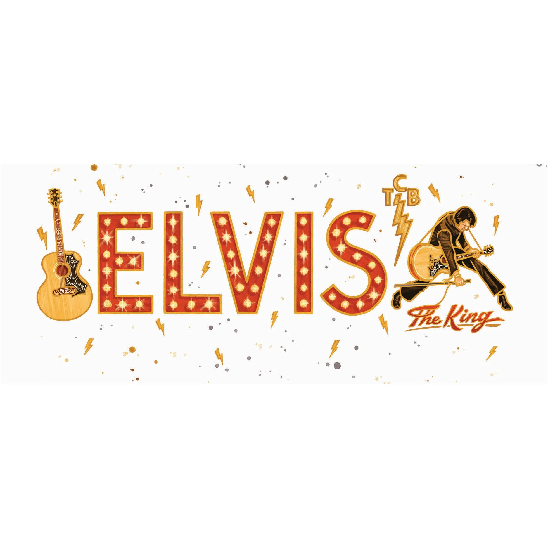 Elvis The King Pint Glass - Image 3