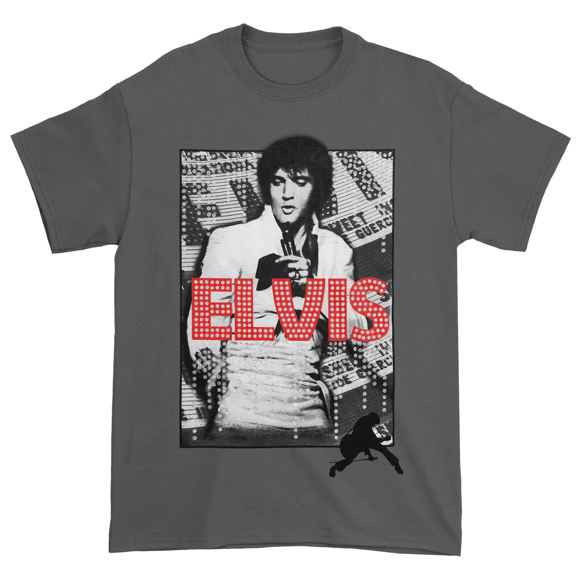 ELVIS White Suit Vegas T-Shirt - Image 2