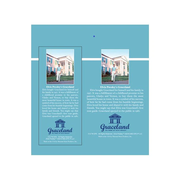 Graceland Elvis Walking Magnet and Bookmark Set - Image 2