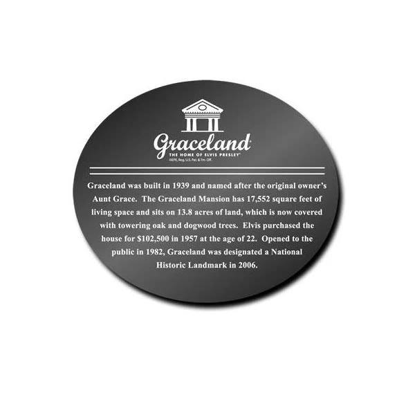 Graceland History Embossed Magnet - Image 2