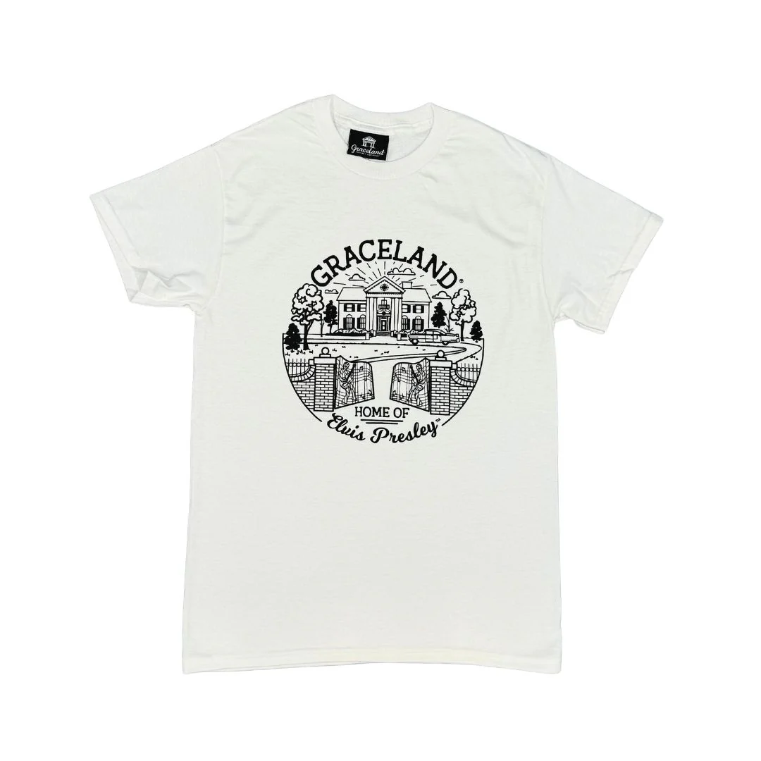 Graceland Line Art T-Shirt - Image 3