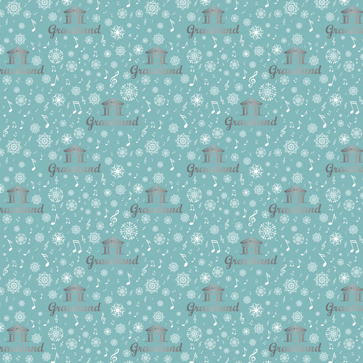 Graceland Metallic Wrapping Paper