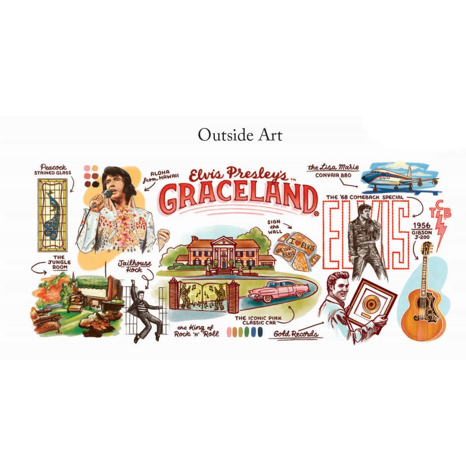 Graceland Storytelling Shot Glass - Image 2