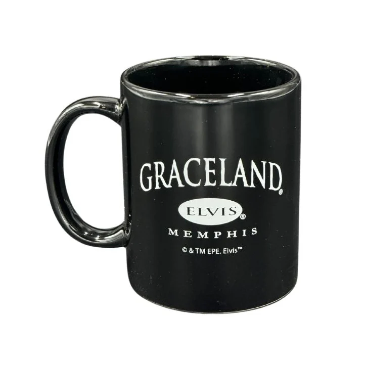 Graceland Trademark Black Coffee Mug