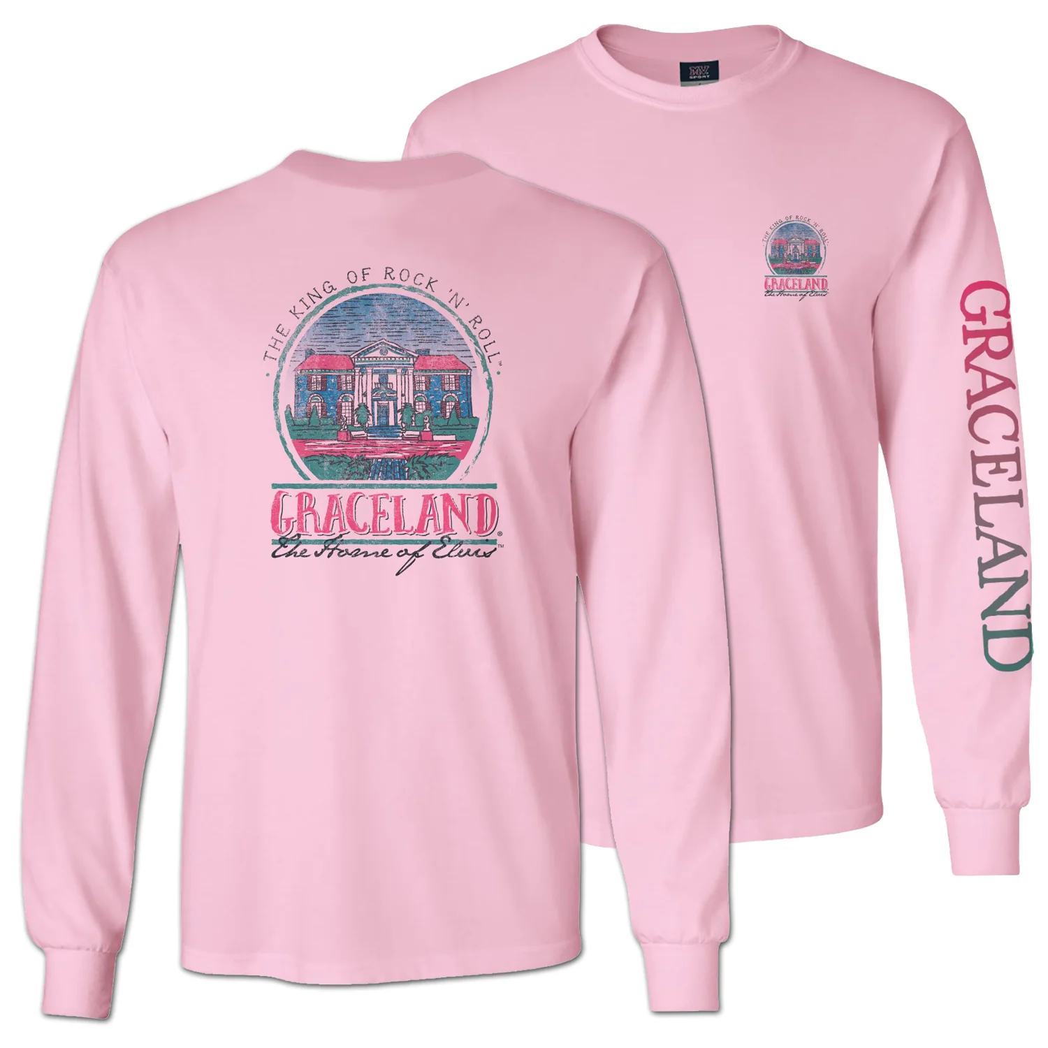 Graceland Watercolor Long Sleeve T-Shirt - Image 2