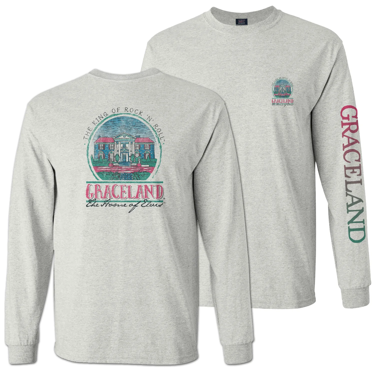 Graceland Watercolor Long Sleeve T-Shirt - Image 3