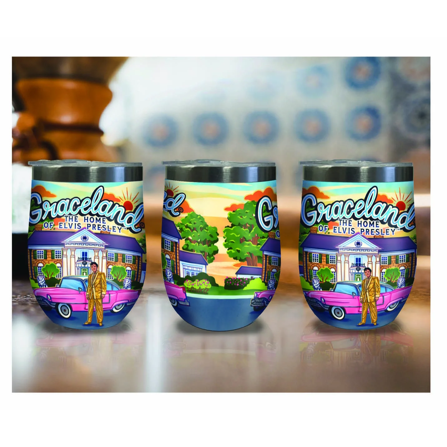 Graceland Whimsy Wine Tumbler - Image 2