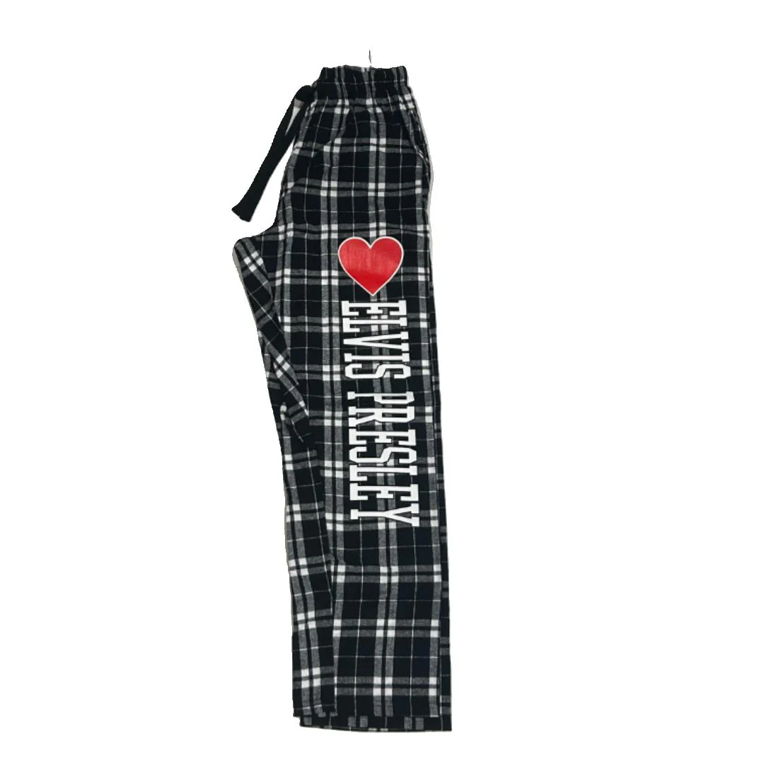 Heart Elvis Presley Plaid Pants