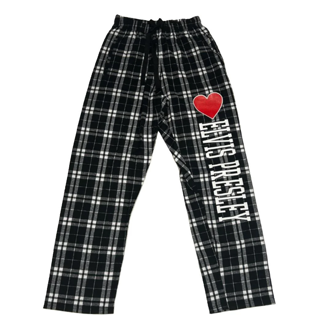 Heart Elvis Presley Plaid Pants - Image 2