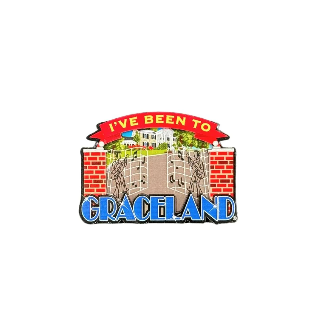 I've Been to Graceland Wood Magnet