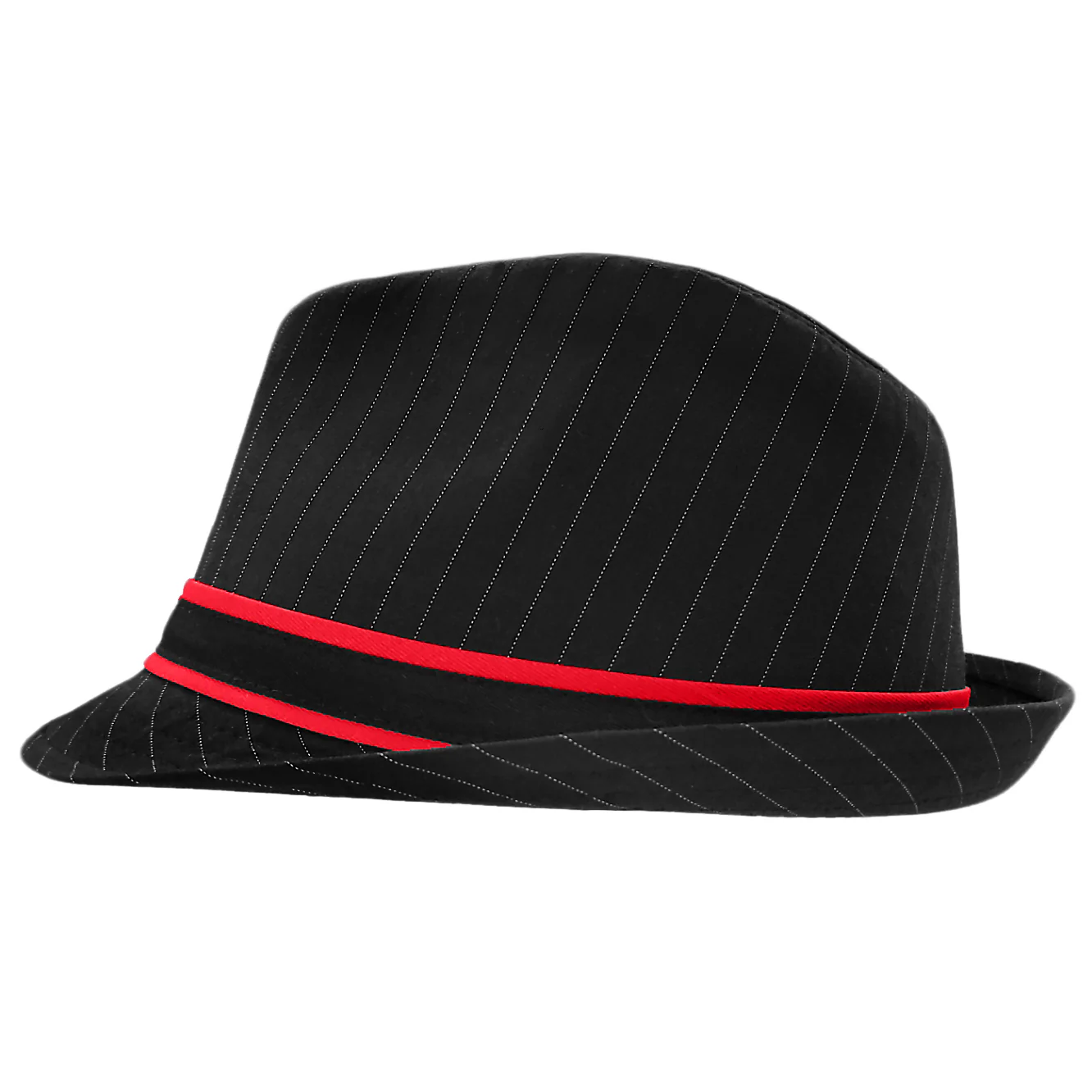 Jailhouse Rock Silhouette Pinstripe Fedora - Image 2