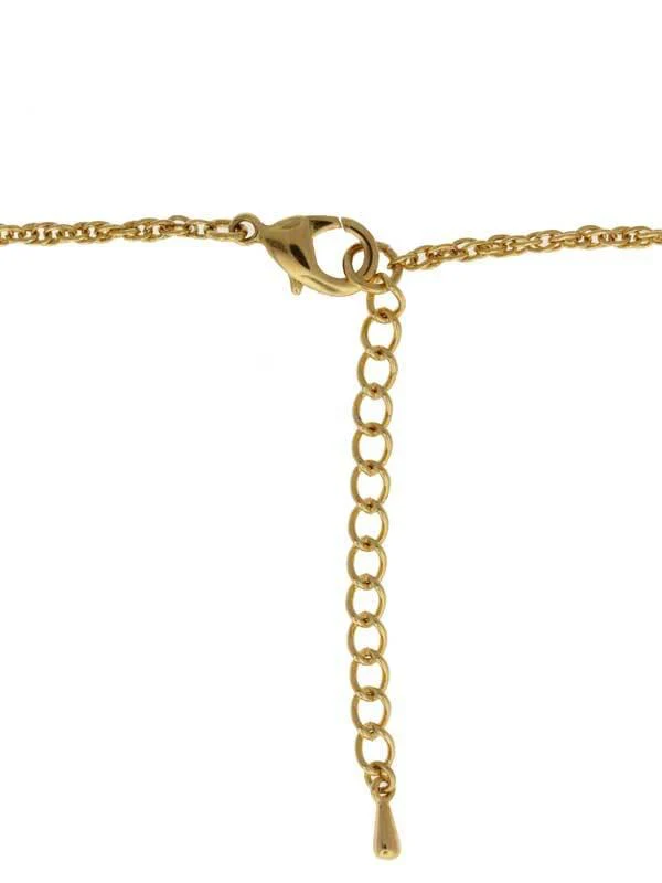 Lowell Hays Gold Plated Nugget Cross Necklace - Image 2