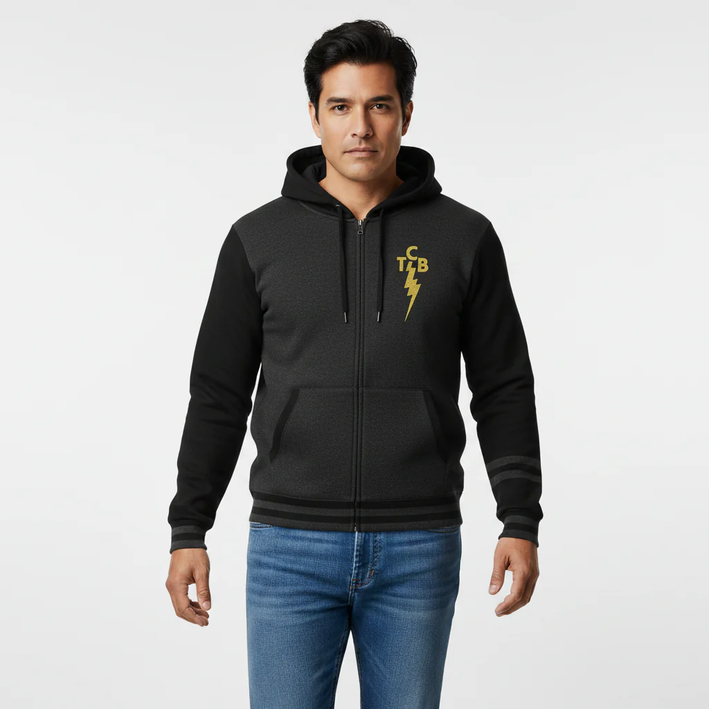 Taking Care of Business Varsity Hoodie - Image 2