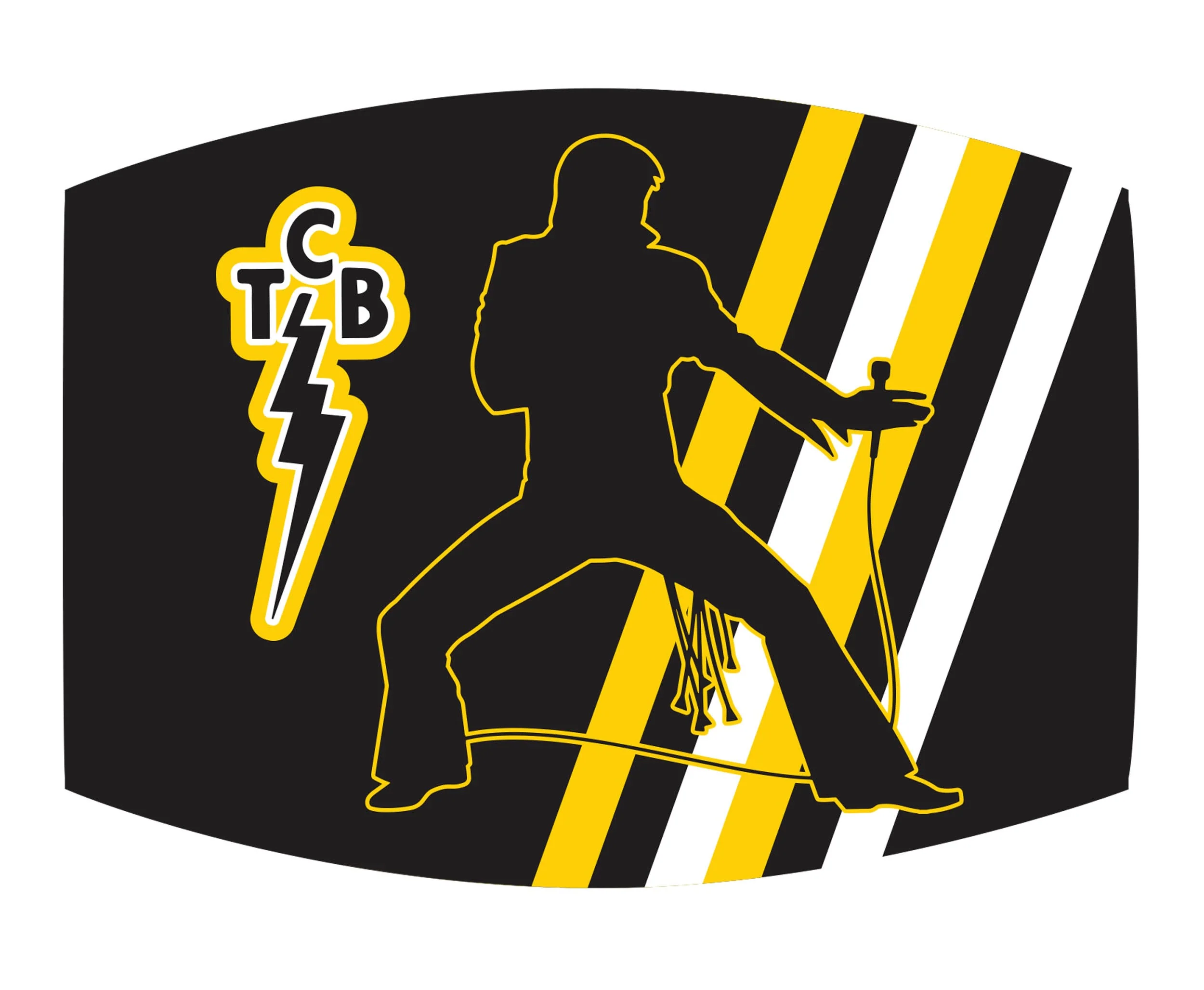 TCB Elvis Silhouette Stripe Face Mask - Image 2